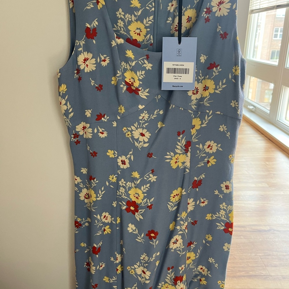 Floral Blue Dress